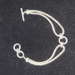 Bali Legacy Bracelet in Sterling Silver, 8"  20.45g